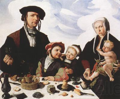 HEEMSKERCK, Maerten van Family Portrait (mk08)